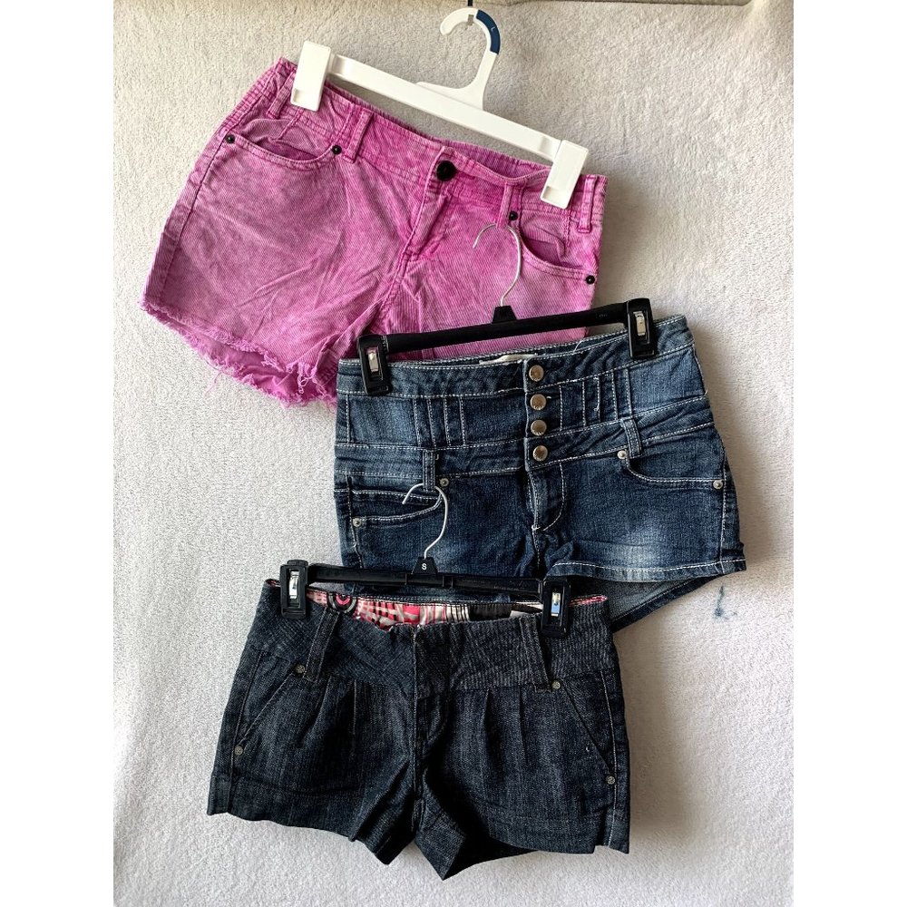 Bundle of 3 Women's Jean and Corduroy Shorts Free People 29" Waist